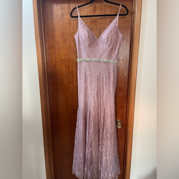 Women’s mauve bridesmaid dress size 10 - Picture 1 of 11